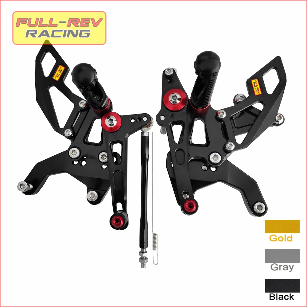 FULL-REV RACING For KAWASAKI Z900 2017 2018 2019 Rearset Footpegs 6061 Aluminium Rear Footrest Motorcycle Accessories
FULL-REV RACING For KAWASAKI Z900 2017 2018 2019 Rearset Footpegs 6061 Aluminium Rear Footrest Motorcycle Accessories