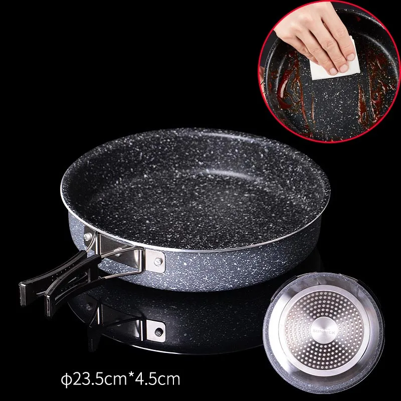 Camping Folding Non-Stick Frying Fry Pan Frypan for Outdoor Hiking Picnic Backpacking Maifan Stone Folding Frying Pan
Camping Folding Non-Stick Frying Fry Pan Frypan for Outdoor Hiking Picnic Backpacking Maifan Stone Folding Frying Pan