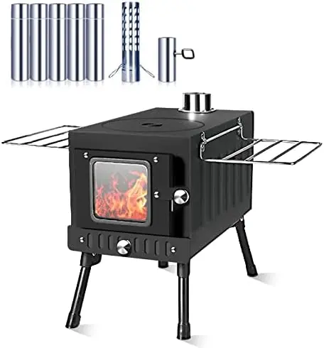 Burning Stove,Tent Stove for Heating,Folding Portable Wood Stove for Tent,Cooking,Courtyard,Camping Stove include Chimney Pipes
Burning Stove,Tent Stove for Heating,Folding Portable Wood Stove for Tent,Cooking,Courtyard,Camping Stove include Chimney Pipes
