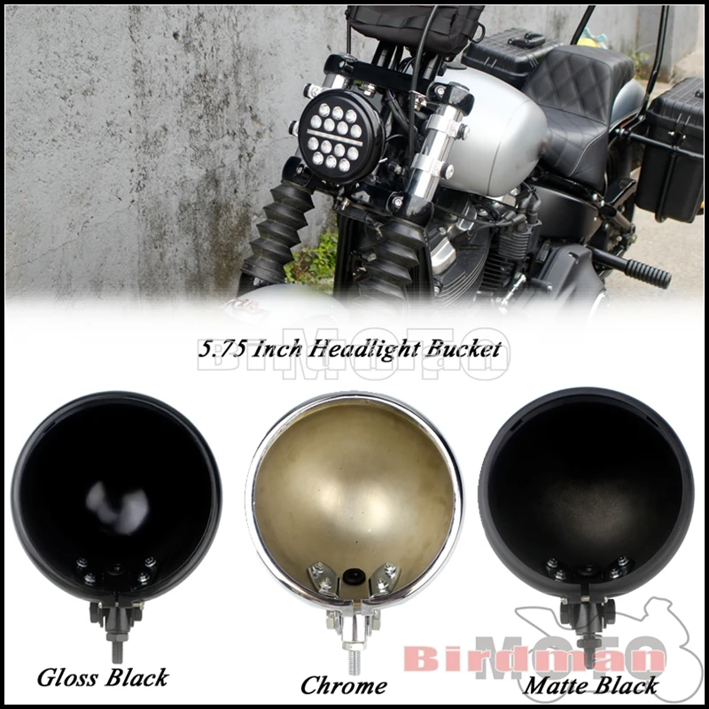 Motorcycle Round Headlamp Housing 5.75" LED Headlight Bucket For Harley Dyna Softail Sportster XL 1200 883 Front Light Shell
Motorcycle Round Headlamp Housing 5.75" LED Headlight Bucket For Harley Dyna Softail Sportster XL 1200 883 Front Light Shell