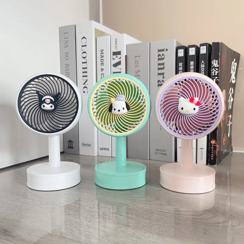 Kawaii Sanrio Small Fan Kuromi Cute Anime Usb Charging Three Speed Fan Free Rotation of The Head High Wind Power Toys Girls Gift
Kawaii Sanrio Small Fan Kuromi Cute Anime Usb Charging Three Speed Fan Free Rotation of The Head High Wind Power Toys Girls Gift