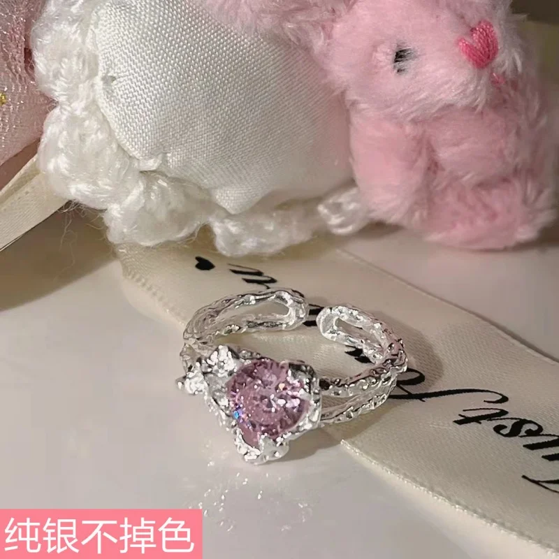Disney Cutes925Loving Heart in Sterling Silver Pink Gemstone Ring Wedding Dream Young Girl Jewelry Pink Diamond Ring
Disney Cutes925Loving Heart in Sterling Silver Pink Gemstone Ring Wedding Dream Young Girl Jewelry Pink Diamond Ring