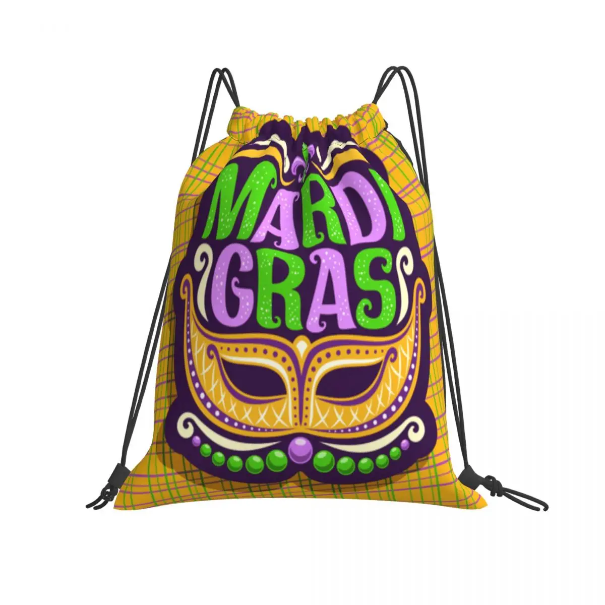 Foldable Gym Bag Mardi Gras Carnival Poster Fitness Backpack Drawstring Hiking Camping Swimming Sports Bag
Foldable Gym Bag Mardi Gras Carnival Poster Fitness Backpack Drawstring Hiking Camping Swimming Sports Bag