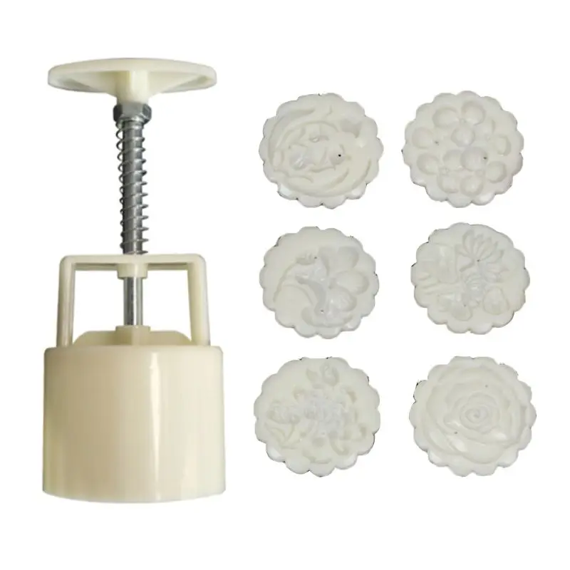 6pcs Hand Press Cookie Stamps Moon Cake Decor Mould Barrel Mooncake Mold 50g Pastry DIY Tool Mid-Autumn Festival
6pcs Hand Press Cookie Stamps Moon Cake Decor Mould Barrel Mooncake Mold 50g Pastry DIY Tool Mid-Autumn Festival