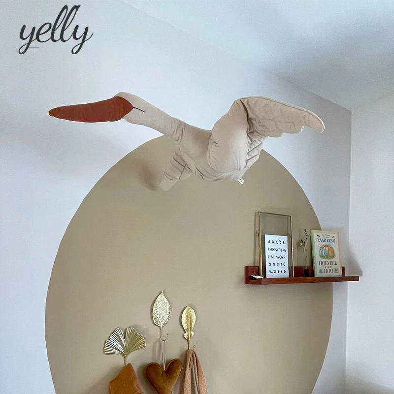 Novel Wall Hanging Swan Plush Stuffed Doll Fabric Family Bedroom Nursery Room Decor Hanging Ornaments Baby Soothing Pillow
Novel Wall Hanging Swan Plush Stuffed Doll Fabric Family Bedroom Nursery Room Decor Hanging Ornaments Baby Soothing Pillow