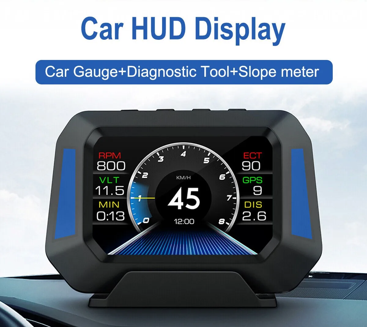 Автомобильный дисплей на лобовом стекле, умный Автомобильный прибор OBD2 + GPS, цифровой спидометр, сигнализация об/мин, температура воды, масла...
Автомобильный дисплей на лобовом стекле, умный Автомобильный прибор OBD2 + GPS, цифровой спидометр, сигнализация об/мин, температура воды, масла...