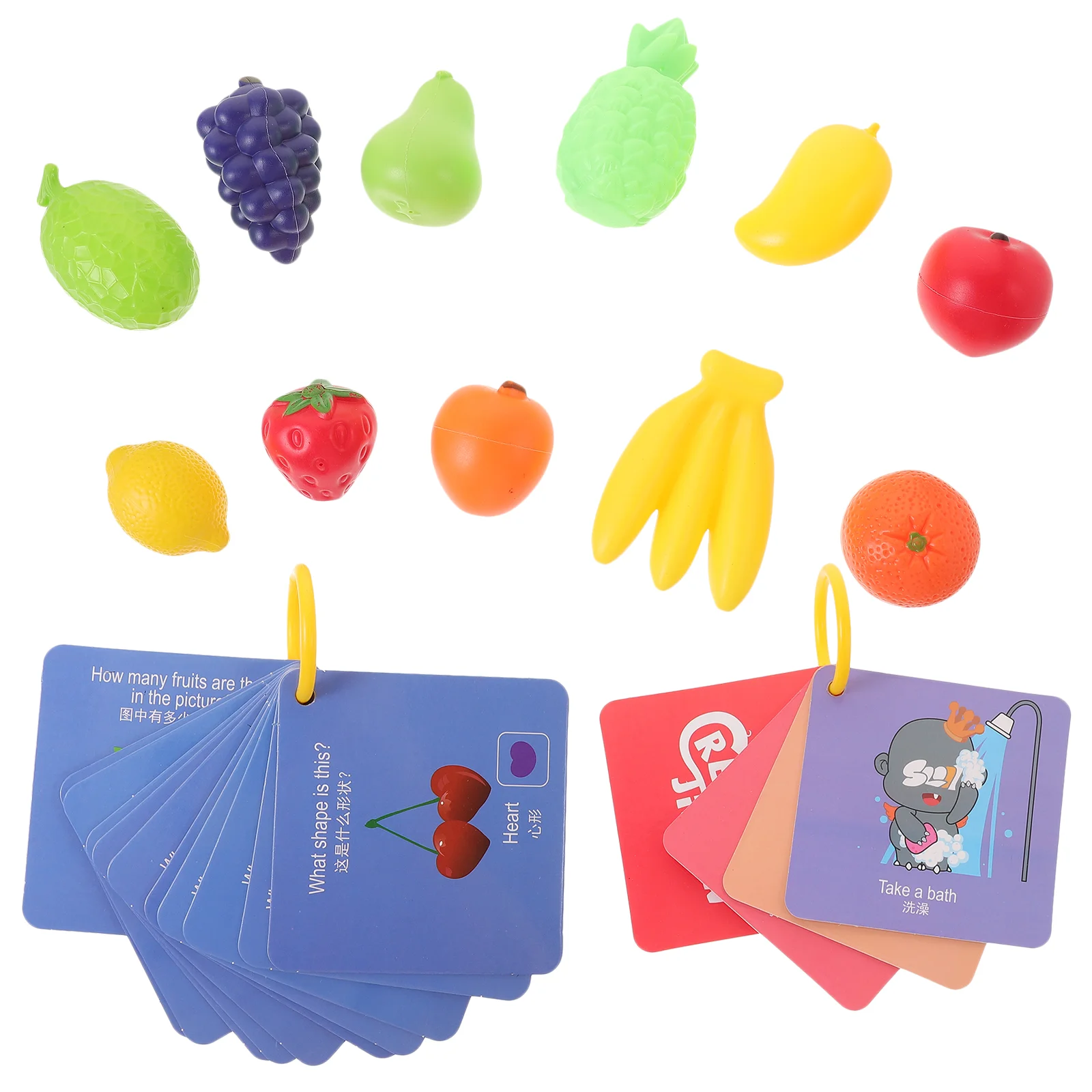 Baby Toy Fake Fruit Model Simulation Models Props Flash Cards Ornament Artificial Fruits Plastic Mold
Baby Toy Fake Fruit Model Simulation Models Props Flash Cards Ornament Artificial Fruits Plastic Mold