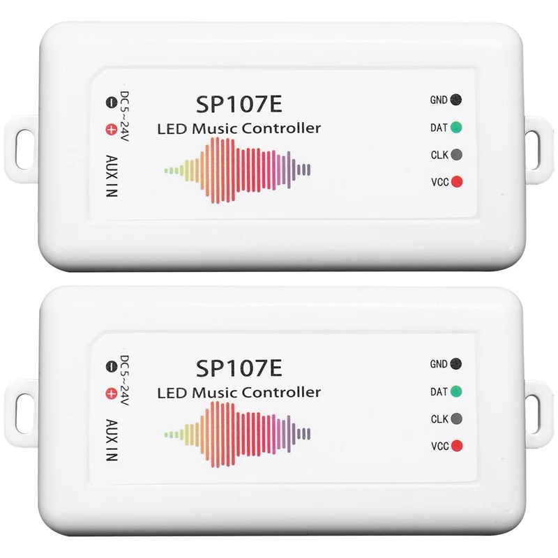 2X LED Controller,Music Sync Bluetooth Controller,For WS2813 SK6812 WS2801 LED Strip LED Matrix Panel LED Pixel Light
2X LED Controller,Music Sync Bluetooth Controller,For WS2813 SK6812 WS2801 LED Strip LED Matrix Panel LED Pixel Light
