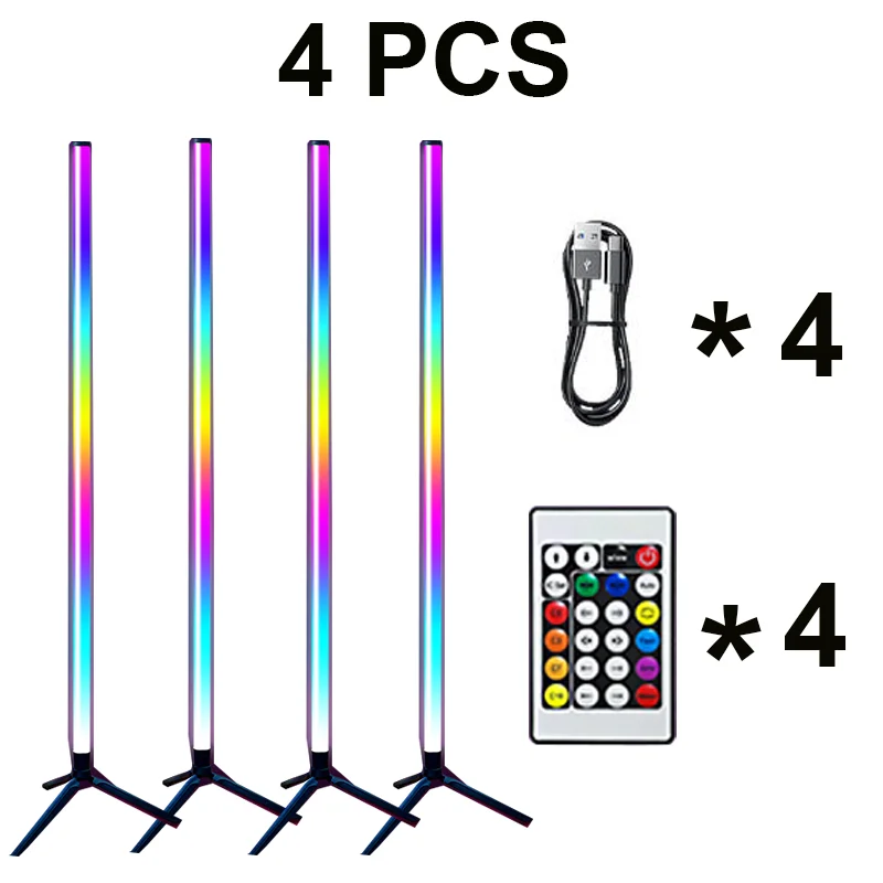 RGB Напольный светильник из пластика 105см LED
RGB Напольный светильник из пластика 105см LED