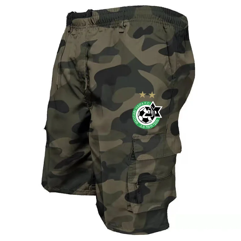 Summer Mens Brand Cargo Shorts Classic Daily Casual Fashion Camouflage Shorts Maccabi Haifa Male Outdoor Tactical Hiking Shorts
Summer Mens Brand Cargo Shorts Classic Daily Casual Fashion Camouflage Shorts Maccabi Haifa Male Outdoor Tactical Hiking Shorts
