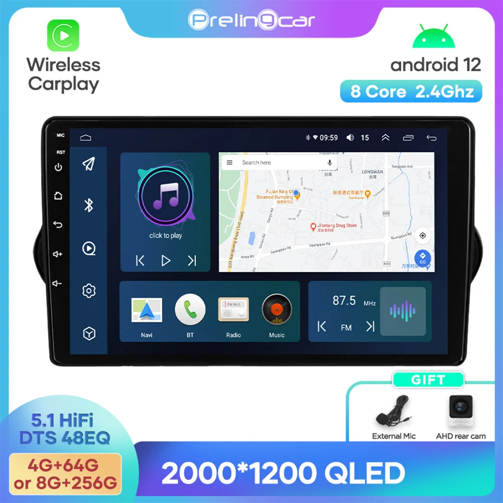 Android 12 DTS Sound For Fiat Egea 2015 -2018 Years Navigation Multimedia Car Player Radio 2Din Stereo Bluetooth 48EQ Band WIFI
Android 12 DTS Sound For Fiat Egea 2015 -2018 Years Navigation Multimedia Car Player Radio 2Din Stereo Bluetooth 48EQ Band WIFI
