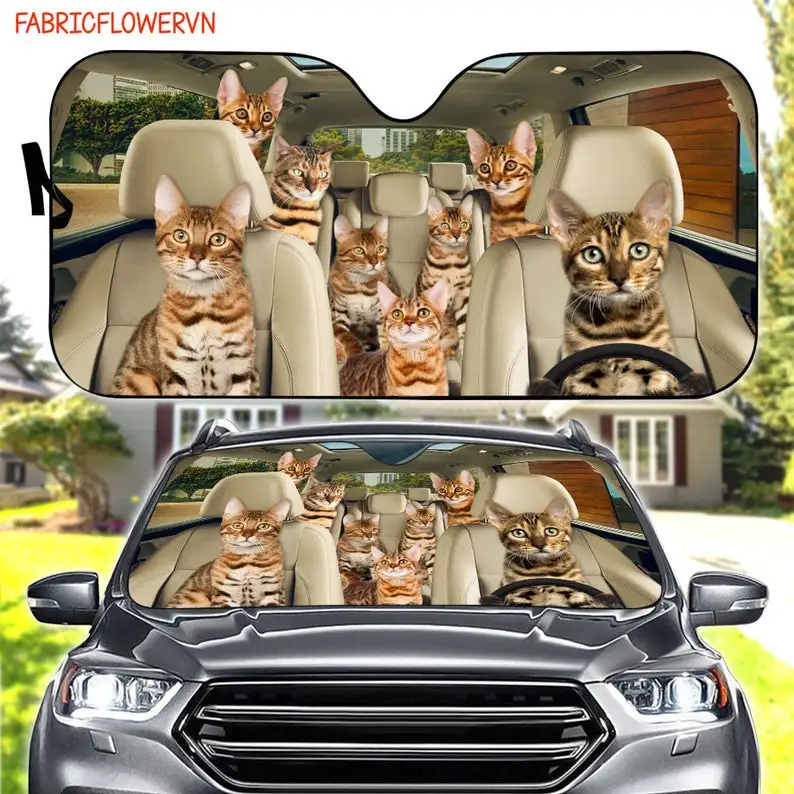 Bengal Cat Car Sunshade, Bengal Cat Car Decoration, Bengal Cat Windshield, Cat Lovers Gift, Cat Car Sunshade, Gift For Mom, Gift
Bengal Cat Car Sunshade, Bengal Cat Car Decoration, Bengal Cat Windshield, Cat Lovers Gift, Cat Car Sunshade, Gift For Mom, Gift