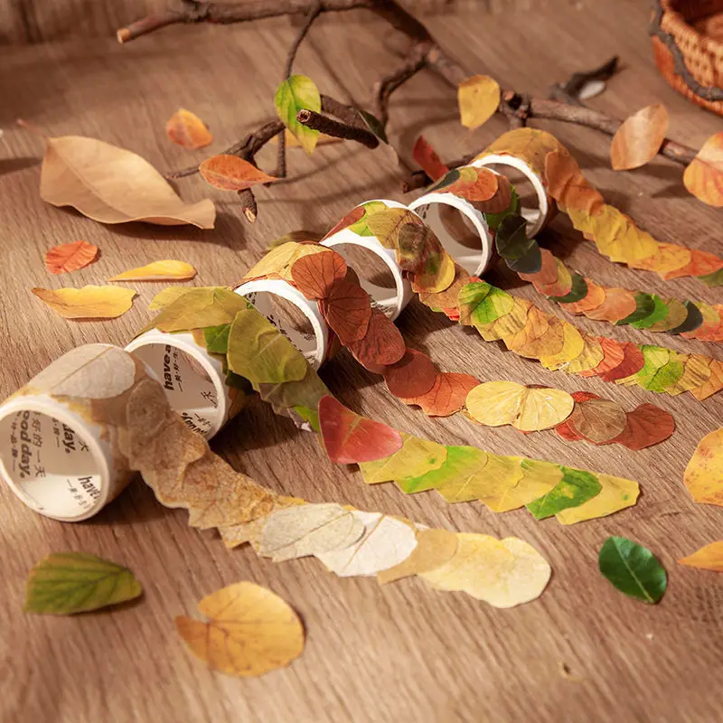 Simulation leaf strange tape and paper sticker ginkgo leaves Handbook Diary Album Decoration Small Pickings washi tapes
Simulation leaf strange tape and paper sticker ginkgo leaves Handbook Diary Album Decoration Small Pickings washi tapes