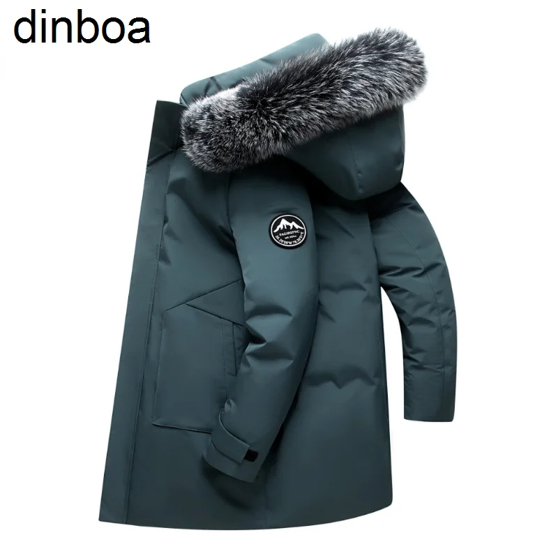Men Long Fur Collar Hooded Winter Coats Mens Thickening Waterproof Thicken Jacket Warm Y2k Parkas White Duck Down Male Clothes
Men Long Fur Collar Hooded Winter Coats Mens Thickening Waterproof Thicken Jacket Warm Y2k Parkas White Duck Down Male Clothes