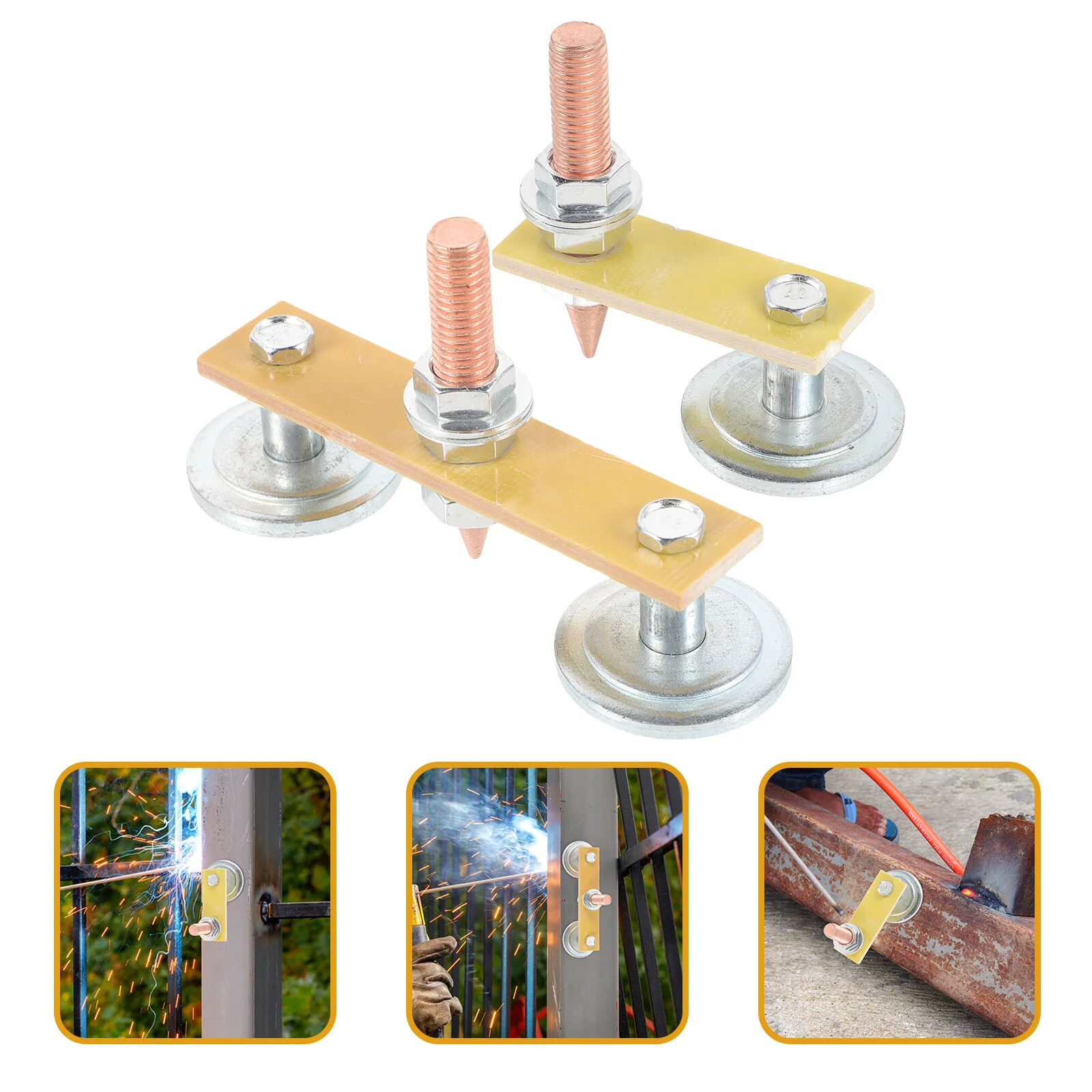 2 Pcs Welding Magnet Head Stability Clamps Welder Accessories Magnetic Tool Ground Tools Iron Grounding Clip Magnets
2 Pcs Welding Magnet Head Stability Clamps Welder Accessories Magnetic Tool Ground Tools Iron Grounding Clip Magnets