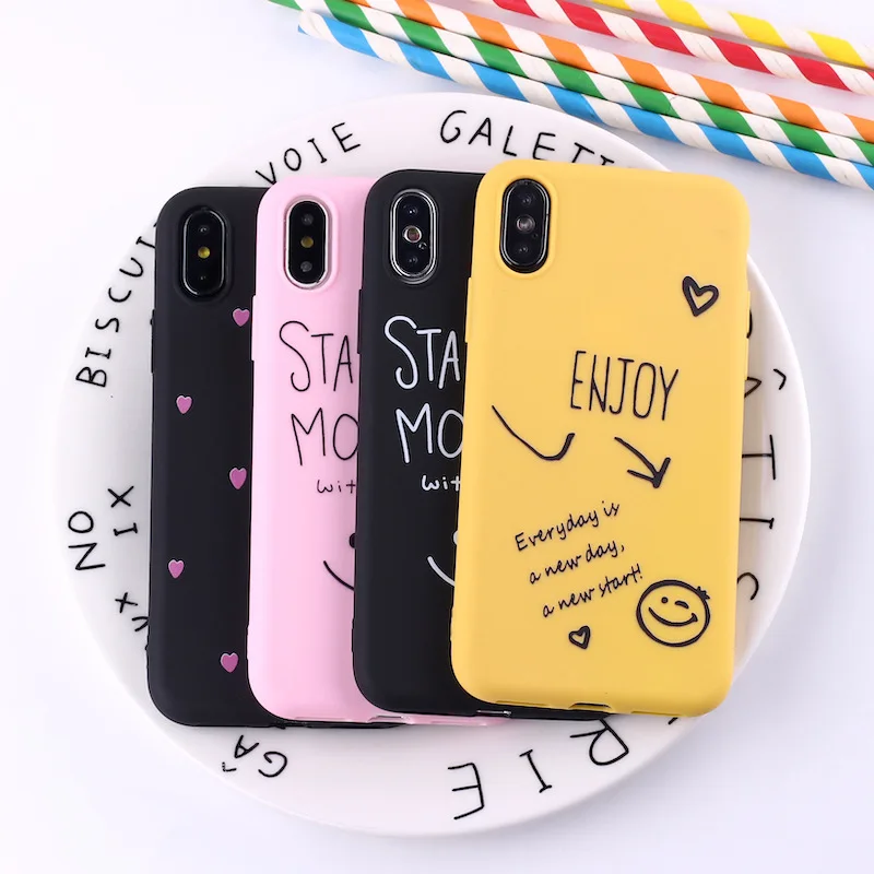 Suitable for iPhone12Max creative simple smiley mobile phone shell XSMAX/XR frosted soft shell 8plus protective cover iPhone13 
Suitable for iPhone12Max creative simple smiley mobile phone shell XSMAX/XR frosted soft shell 8plus protective cover iPhone13