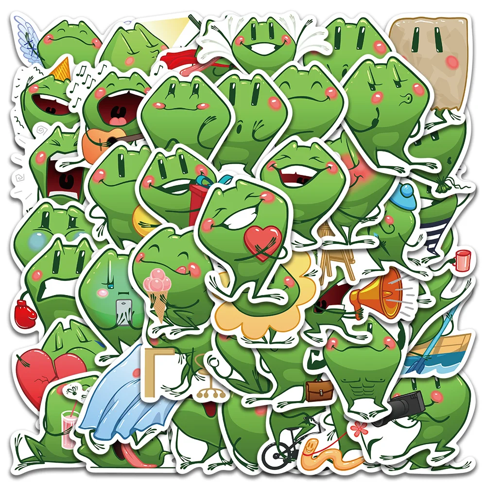 10/44pcs Funny Cute Cartoon Frogs Stickers Kids Toy Vinyl Waterproof Graffiti For Laptop Guitar Phone Skateboard Decals
10/44pcs Funny Cute Cartoon Frogs Stickers Kids Toy Vinyl Waterproof Graffiti For Laptop Guitar Phone Skateboard Decals