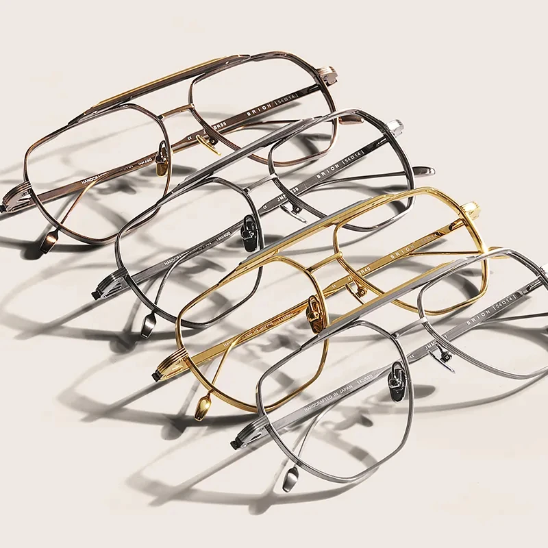 Top quality Pilot glasses frame men designer brand Pure Titanium optical eyewear women Myopia reading prescription eyeglasses
Top quality Pilot glasses frame men designer brand Pure Titanium optical eyewear women Myopia reading prescription eyeglasses