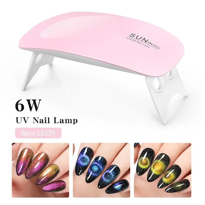 Nail Lamp 6W Mini Nail Dryer White Pink UV LED Portable USB Interface Is Very Convenient for Family Use
Nail Lamp 6W Mini Nail Dryer White Pink UV LED Portable USB Interface Is Very Convenient for Family Use