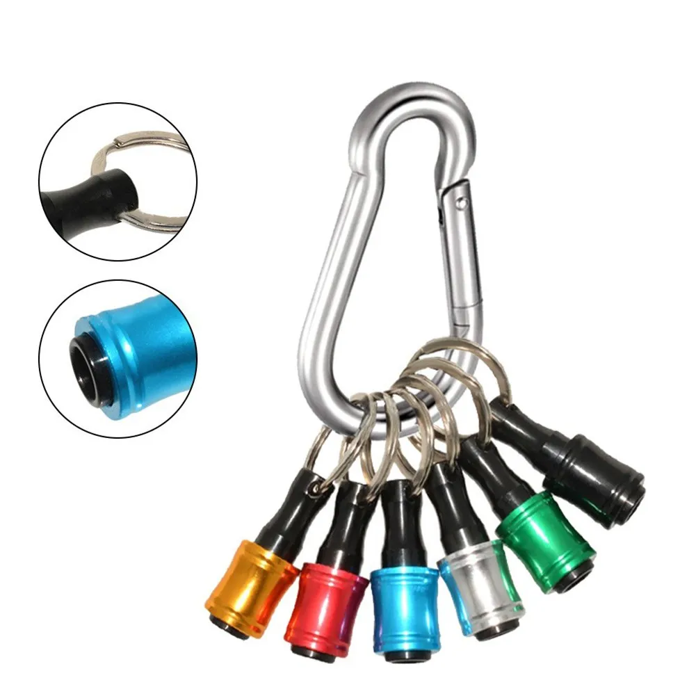 Adapter 6x Screwdriver Bit Holder 1/4 Hex Shank Aluminum Alloy Drill For Double & Single Head Quick Release Tool
Adapter 6x Screwdriver Bit Holder 1/4 Hex Shank Aluminum Alloy Drill For Double & Single Head Quick Release Tool