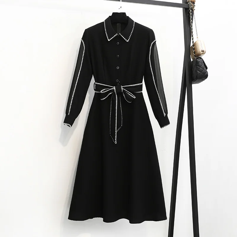 Xl-5xl Plus Size Fat Sister Mm Large Women's Temperament Close Waist Thin Dress 2022 Spring New Foreign Style Skirt 11201
Xl-5xl Plus Size Fat Sister Mm Large Women's Temperament Close Waist Thin Dress 2022 Spring New Foreign Style Skirt 11201