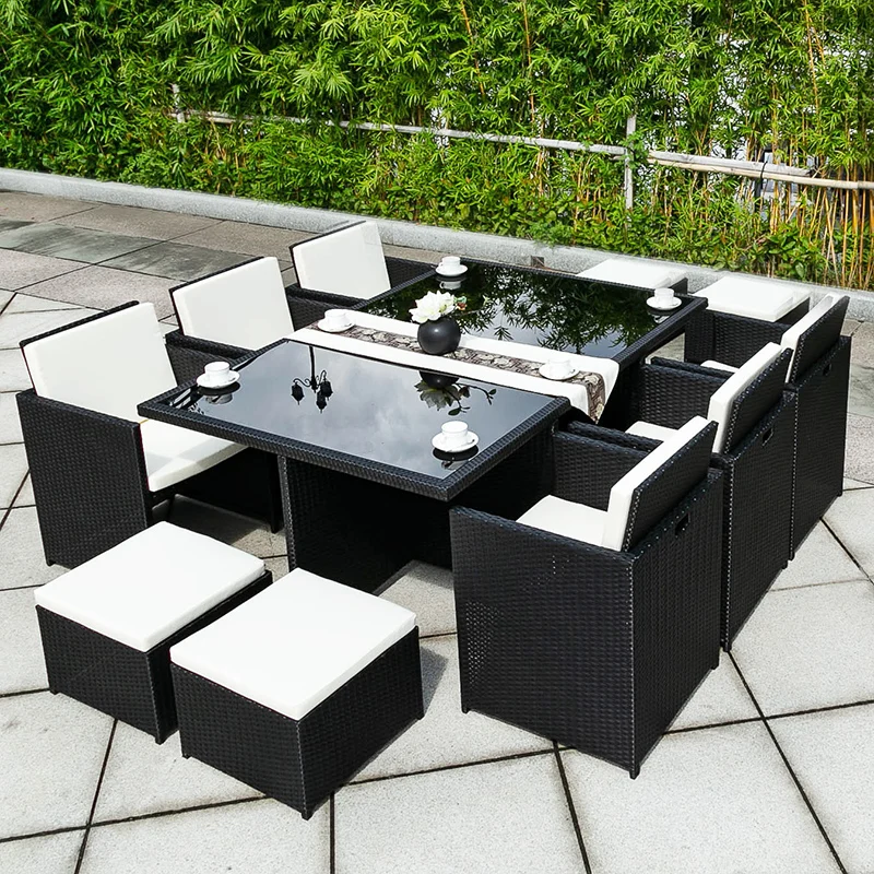 Outdoor Table and Chair Combination Courtyard Garden Terrace Rattan Chair Simple Leisure Outdoor Waterproof Sunscreen Table
Outdoor Table and Chair Combination Courtyard Garden Terrace Rattan Chair Simple Leisure Outdoor Waterproof Sunscreen Table