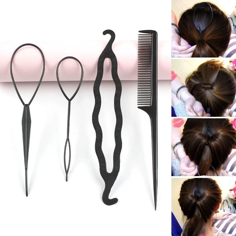 4pcs/set Hair Braiding Twist Curler Styling Set Hairpin Holding Hair Braiders Pull Hair Needle Ponytail DIY Tool
4pcs/set Hair Braiding Twist Curler Styling Set Hairpin Holding Hair Braiders Pull Hair Needle Ponytail DIY Tool