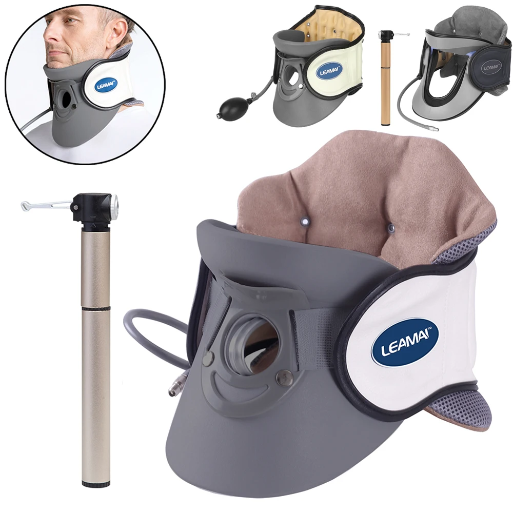Neck Cervical Vertebra Tractor Medical Back Neck Massager Pain Relief Portable Inflatable Cervical Traction Device Home Use
Neck Cervical Vertebra Tractor Medical Back Neck Massager Pain Relief Portable Inflatable Cervical Traction Device Home Use