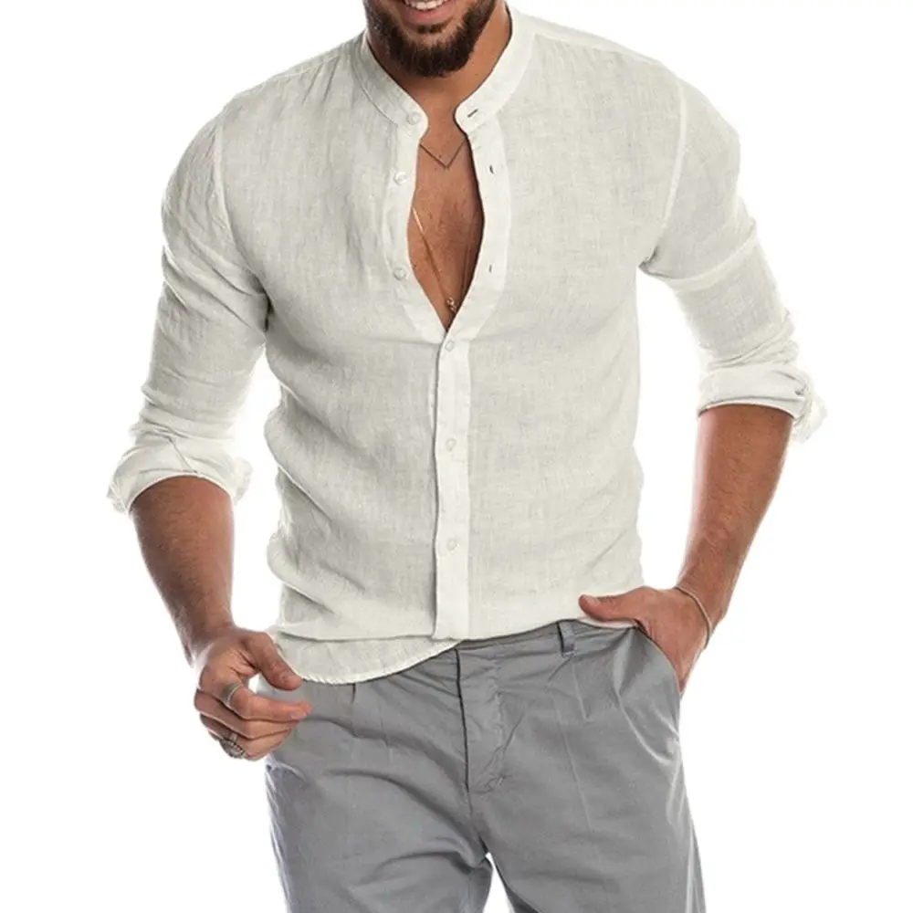 Mens Latest Casual Shirt Men Long Sleeve Tops Linen Blouse Male Elegant Button Up shirt blusas Oversized 5XL Men Clothing 2023
Mens Latest Casual Shirt Men Long Sleeve Tops Linen Blouse Male Elegant Button Up shirt blusas Oversized 5XL Men Clothing 2023