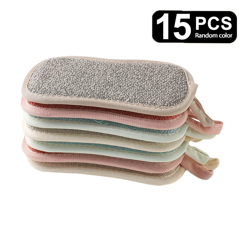 Double Sided Scouring Pad Cleaning Magic Sponge Pan Pot Dish Wash Sponges Household Kitchen Tableware Dish Washing Brush
Double Sided Scouring Pad Cleaning Magic Sponge Pan Pot Dish Wash Sponges Household Kitchen Tableware Dish Washing Brush
