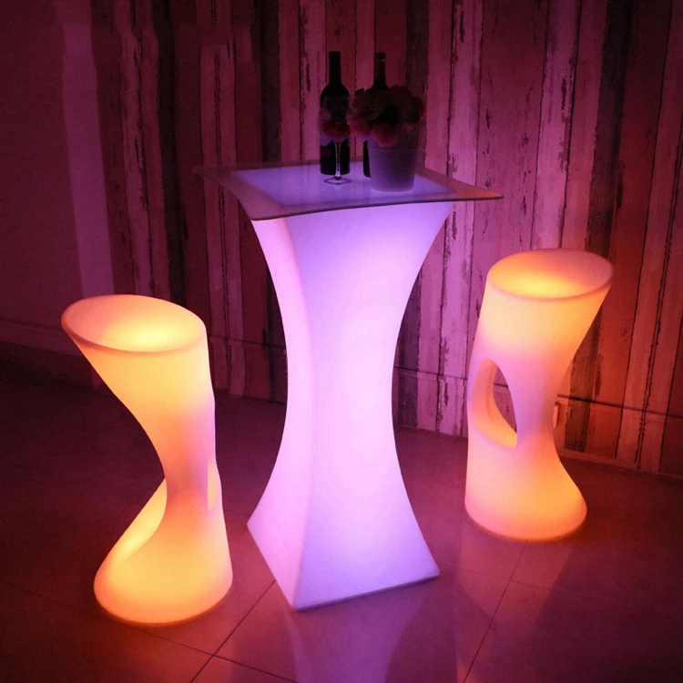Promotion INS Web celebrity Furniture suits casual high leg table outdoor luminous furniture for Coffee shop Restaurant Bar
Promotion INS Web celebrity Furniture suits casual high leg table outdoor luminous furniture for Coffee shop Restaurant Bar