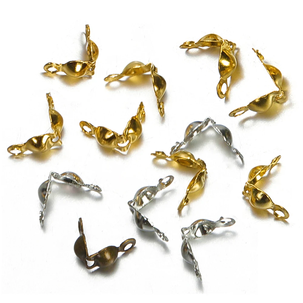 400pcs/200pcs 4x7mm Ball Chain Clasp End Crimps Caps Calotte Connectors Beads Fasteners for Jewelry Making DIY Accessories
400pcs/200pcs 4x7mm Ball Chain Clasp End Crimps Caps Calotte Connectors Beads Fasteners for Jewelry Making DIY Accessories