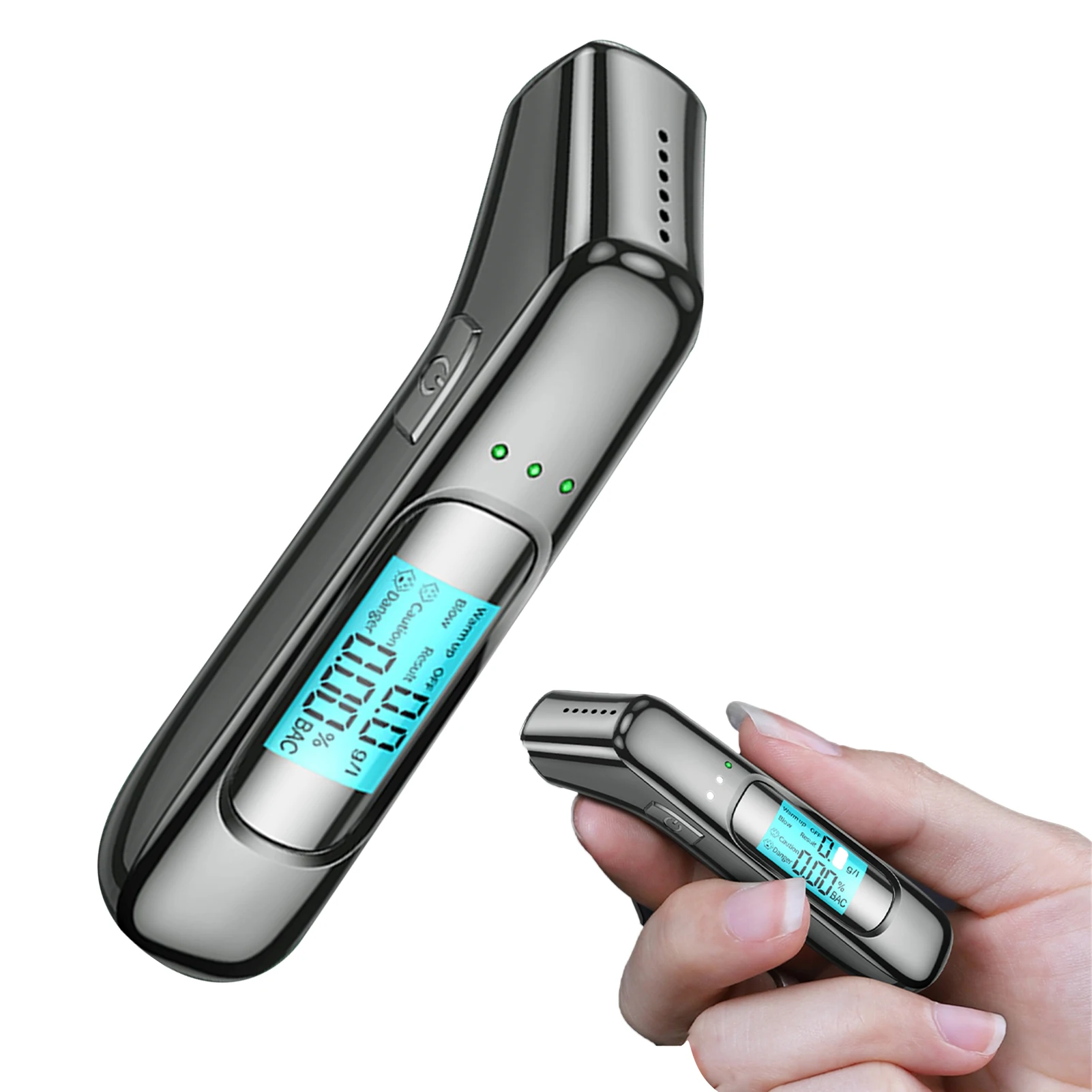Breathalyzer To Test Home Test Non-Contact And High-Precision Breath Tester With Digital LCD Display USB Rechargeable Detection
Breathalyzer To Test Home Test Non-Contact And High-Precision Breath Tester With Digital LCD Display USB Rechargeable Detection