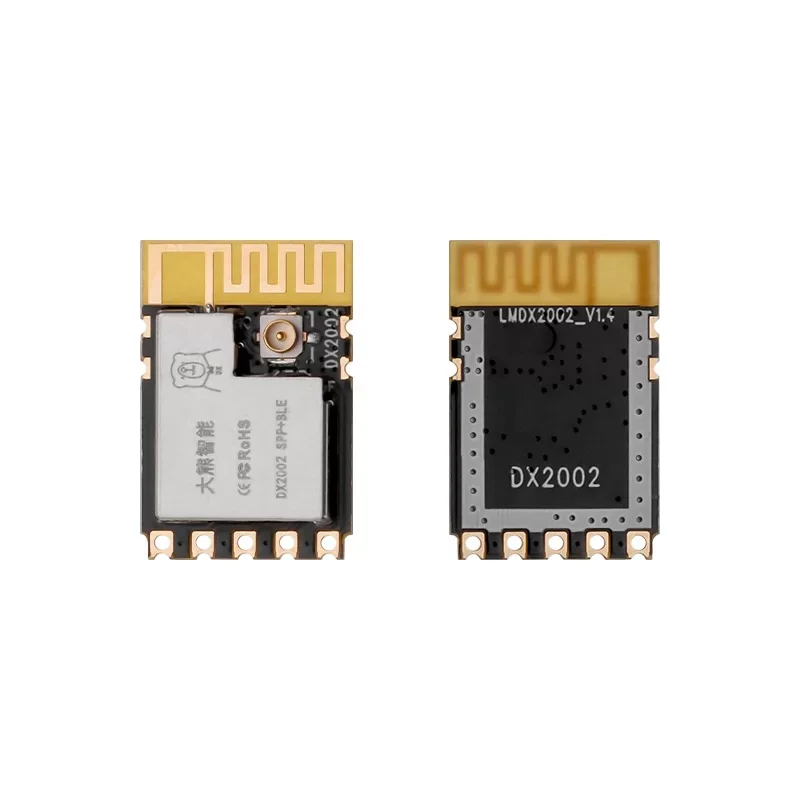 DX2002 Bluetooth Dual-Mode SPP3.0+BLE5.1BMS Wireless Serial Data Receiving Module UART Interface Small Size Dual-mode 
DX2002 Bluetooth Dual-Mode SPP3.0+BLE5.1BMS Wireless Serial Data Receiving Module UART Interface Small Size Dual-mode