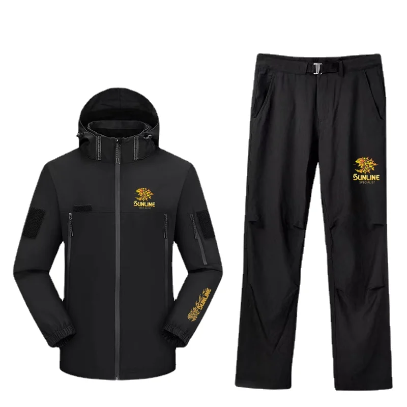 New Autumn Winter Japanese Brand Fishing Suit Waterproof Sun Proteciton Fleece Warm Coat and Fishing Pants 2pcs Clothing Set
New Autumn Winter Japanese Brand Fishing Suit Waterproof Sun Proteciton Fleece Warm Coat and Fishing Pants 2pcs Clothing Set