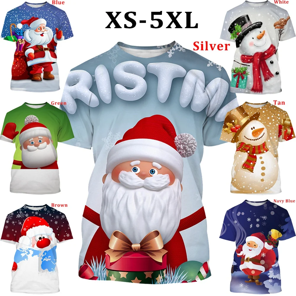 2021 New Men/Women/Kids Christmas T-shirt Santa Claus Short Sleeve 3D Printed Cool Christmas Eve T-shirt
2021 New Men/Women/Kids Christmas T-shirt Santa Claus Short Sleeve 3D Printed Cool Christmas Eve T-shirt