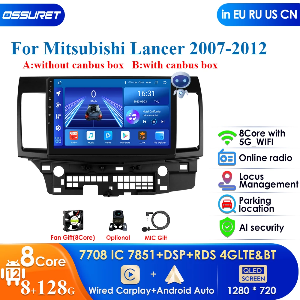 Автомагнитола Carplay, 4G, Android, для Mitsubishi Lancer 10 CY 2007-2017, мультимедийный видеоплеер, 2 Din, Wi-Fi, навигация, GPS, стерео
Автомагнитола Carplay, 4G, Android, для Mitsubishi Lancer 10 CY 2007-2017, мультимедийный видеоплеер, 2 Din, Wi-Fi, навигация, GPS, стерео