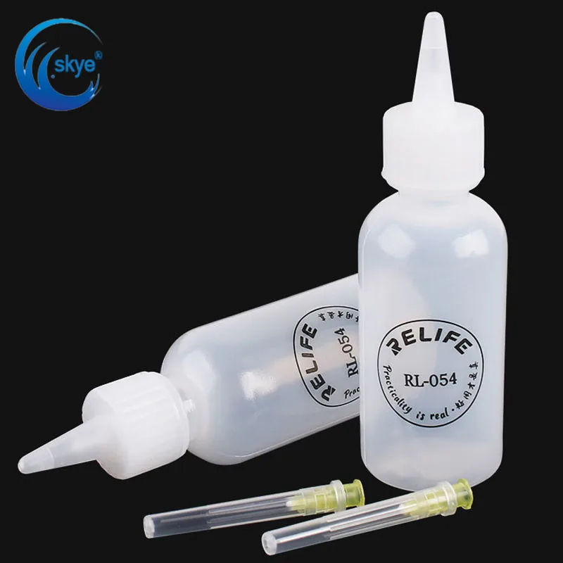 Relife RL-054 Solder Flux Paste Resin Tools Empty 50ML Liquid Plastic Alcohol Bottle Perfume Bottle with Needle Tip Repair tool
Relife RL-054 Solder Flux Paste Resin Tools Empty 50ML Liquid Plastic Alcohol Bottle Perfume Bottle with Needle Tip Repair tool