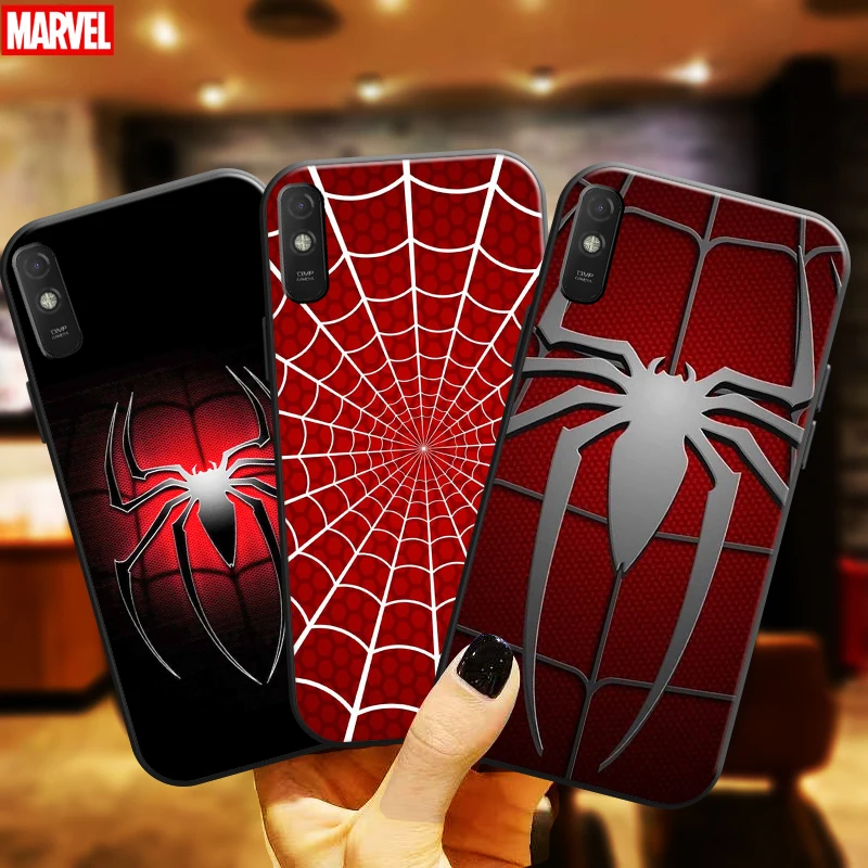 Spiderman Logo Phone Case For Xiaomi Redmi 9A 9AT Black Liquid Silicon Silicone Cover Soft Funda Carcasa
Spiderman Logo Phone Case For Xiaomi Redmi 9A 9AT Black Liquid Silicon Silicone Cover Soft Funda Carcasa