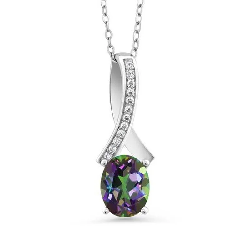 Fashion Classic Women's Oval Infinity Necklace Pendant Set Colorful Gemstone Necklace Pendant Charm Vintage Jewelry
Fashion Classic Women's Oval Infinity Necklace Pendant Set Colorful Gemstone Necklace Pendant Charm Vintage Jewelry