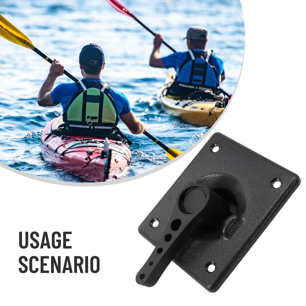 High Quality Rudder Control Partskits 2*spacers 4*screws ABS+copper Insert Black Handle Square Base For Kayak Canoe
High Quality Rudder Control Partskits 2*spacers 4*screws ABS+copper Insert Black Handle Square Base For Kayak Canoe