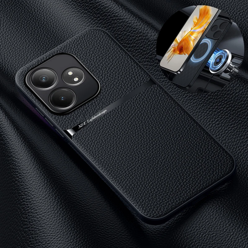 Противоударный автомобильный Магнитный чехол для Realme GT6 GT 6T Neo 6 Neo6 SE