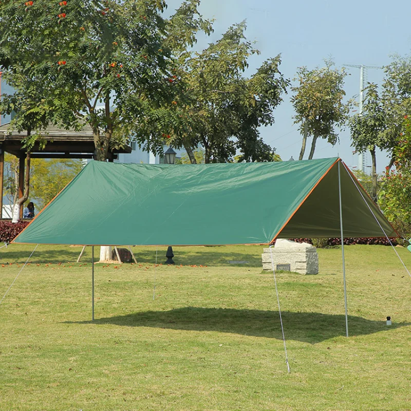 

4x3m Awning Waterproof Tarp Tent Shade Ultralight Garden Canopy Sunshade Outdoor Camping Hammock Tourist Beach Sun Shelter
