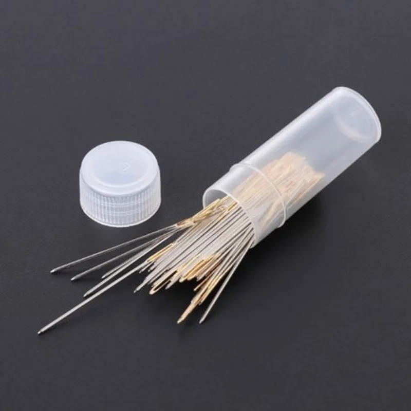 Sewing Needles 100pcs Tail Embroidery Fabric Cross Stitch Needles Craft Tools 24# 26# DIY Apparel Sewing Tool Household Sewing
Sewing Needles 100pcs Tail Embroidery Fabric Cross Stitch Needles Craft Tools 24# 26# DIY Apparel Sewing Tool Household Sewing