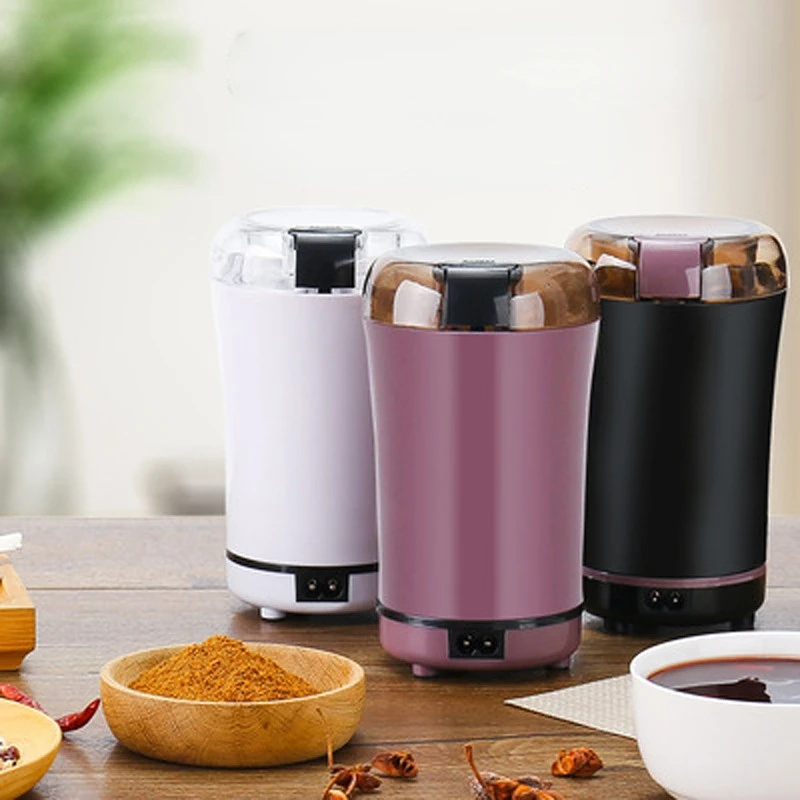 

Mini Electric Coffee Grinder Powerful Cafe Grass Nuts Herbs Grains Pepper Tobacco Spice Flour Mill Coffee Beans Grinder Machine