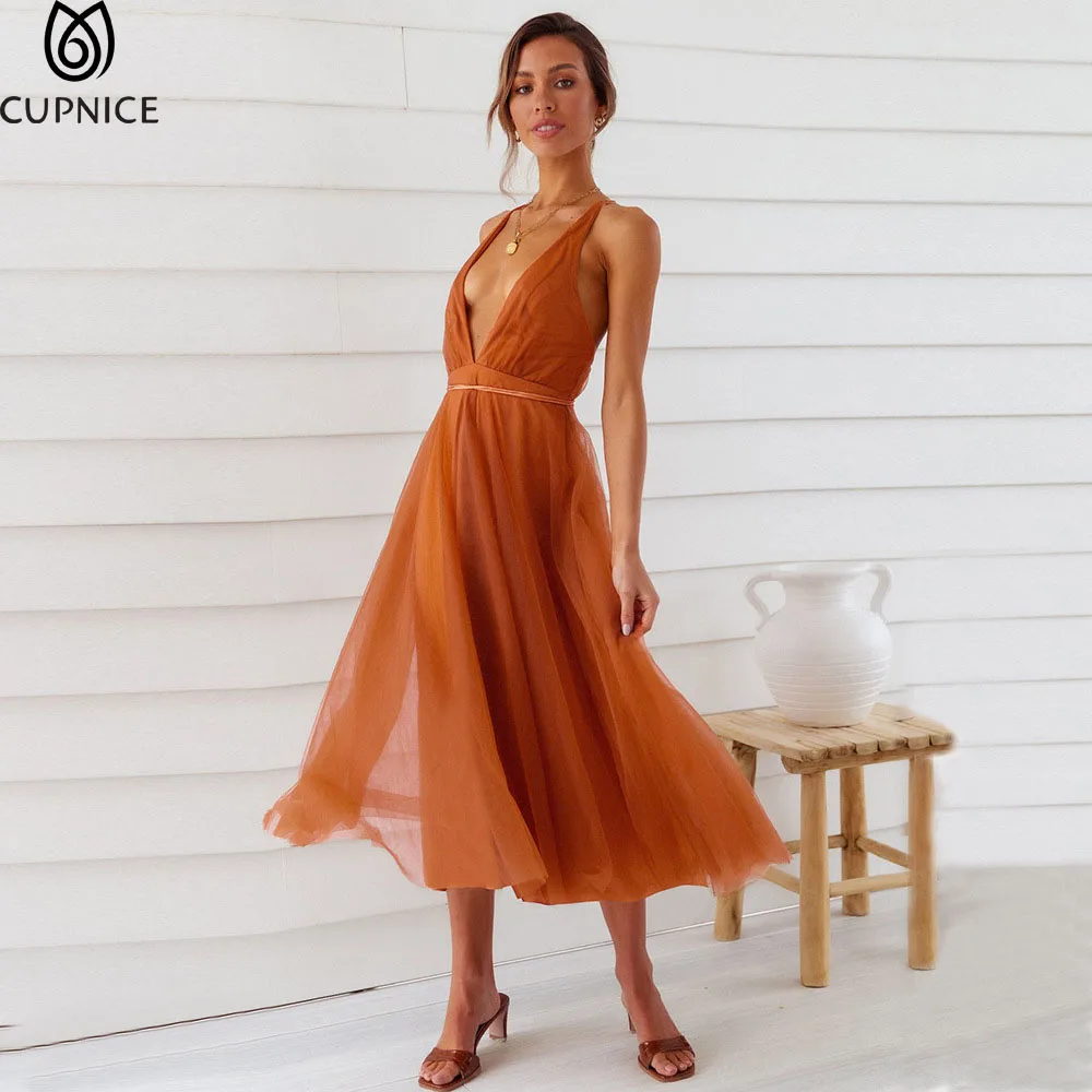 Cupnice 2022 Summer Deep V Neck Backless Gauze Dress Women Spaghetti Strap Dress Bridesmaid Dress Ladies Robe Vintage Vestidos
Cupnice 2022 Summer Deep V Neck Backless Gauze Dress Women Spaghetti Strap Dress Bridesmaid Dress Ladies Robe Vintage Vestidos