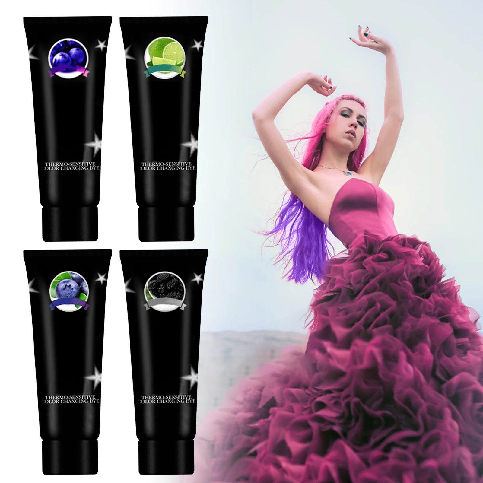 50ml Hair Dye Temperature Change Long Lasting Fashion Color Quick Wax Dye Hair Dry Instant Hair Gentle DIY Paint Hair
50ml Hair Dye Temperature Change Long Lasting Fashion Color Quick Wax Dye Hair Dry Instant Hair Gentle DIY Paint Hair