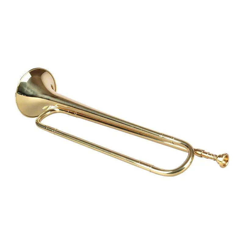 Bugle Call Gold-Plated Brass Trumpet Cavalry Horn with Mouthpiece for Beginners School Band Military Orchestra
Bugle Call Gold-Plated Brass Trumpet Cavalry Horn with Mouthpiece for Beginners School Band Military Orchestra