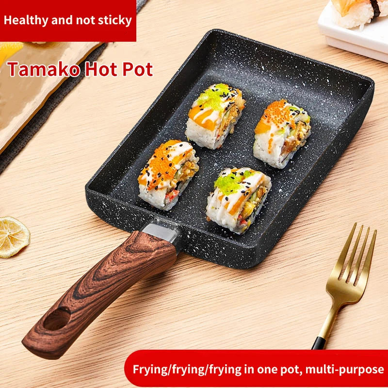 14.5*19.5cm Japanese Non Stick Frying Pan Tamagoyaki Fry Egg Pancake Griddles Grill Cast Iron Maker Pot Kitchen Cookware Gadget
14.5*19.5cm Japanese Non Stick Frying Pan Tamagoyaki Fry Egg Pancake Griddles Grill Cast Iron Maker Pot Kitchen Cookware Gadget