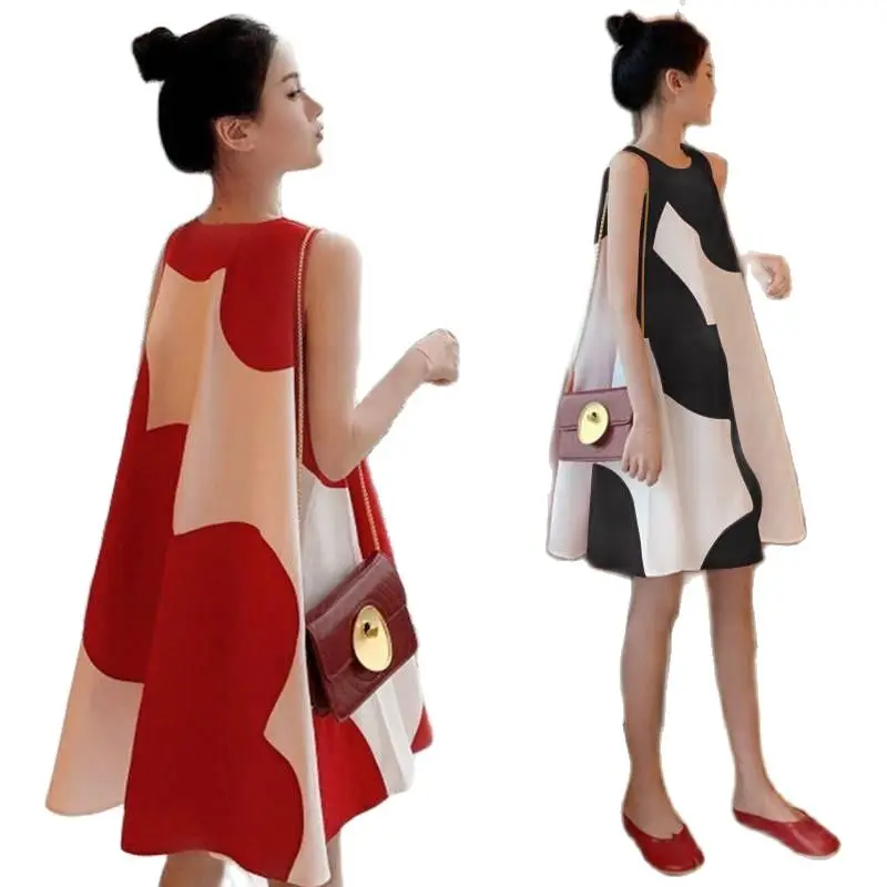 Женское свободное платье без рукавов, повседневное ТРАПЕЦИЕВИДНОЕ ПЛАТЬЕ-жилет средней длины с пэчворком, модель 2023 большого размера в Корейском стиле на лето
Женское свободное платье без рукавов, повседневное ТРАПЕЦИЕВИДНОЕ ПЛАТЬЕ-жилет средней длины с пэчворком, модель 2023 большого размера в Корейском стиле на лето